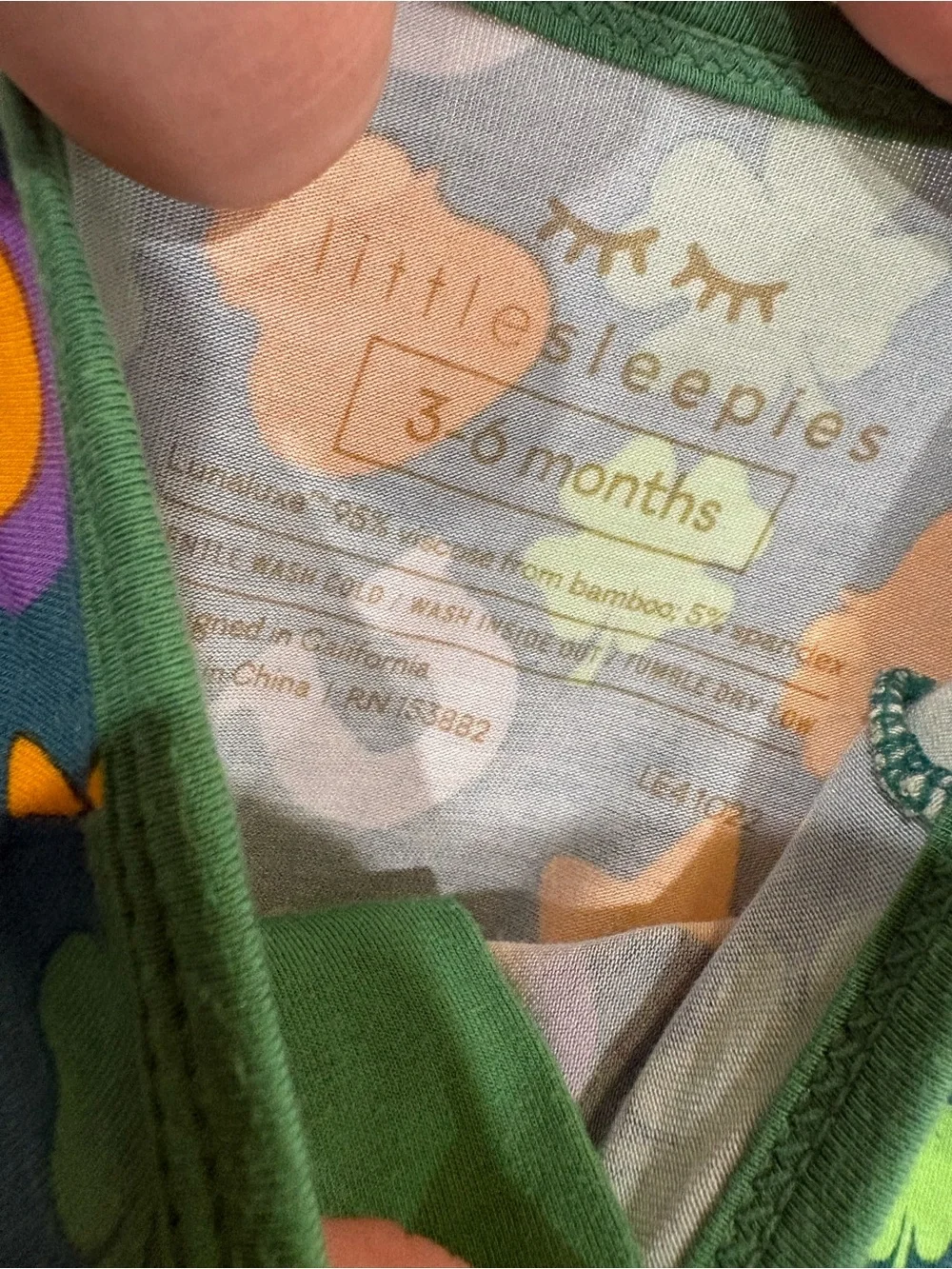 Little Sleepies Zippy // 3-6m